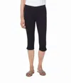 Nydj Pull-on Capri Leggings In Black