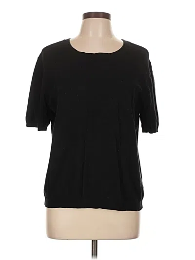 Pre-owned Nydj Cardigan Sweater In Black