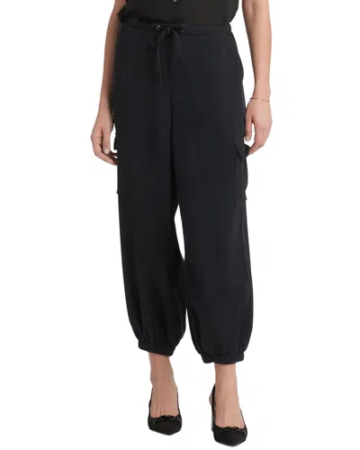 NYDJ CARGO OVERDYE BLACK RELAXED JEAN