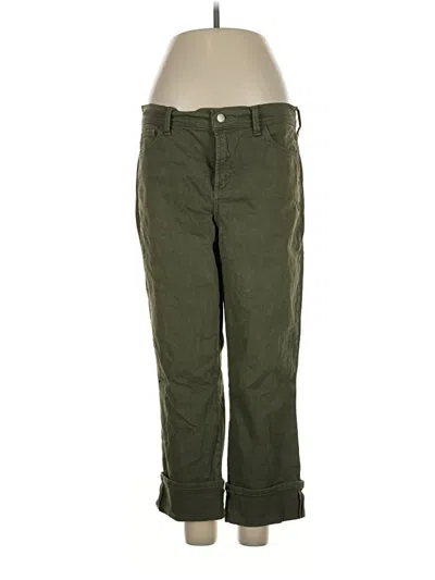 Pre-owned Nydj Cargo Pants In Green