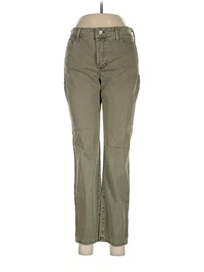 Pre-owned Nydj Cargo Pants In Green