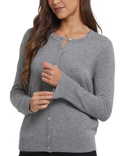 Nydj Cashmere Cardigan In Gray