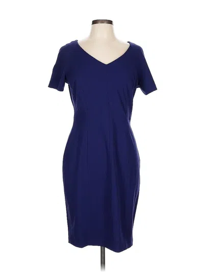 Pre-owned Nydj Casual Dress In Blue