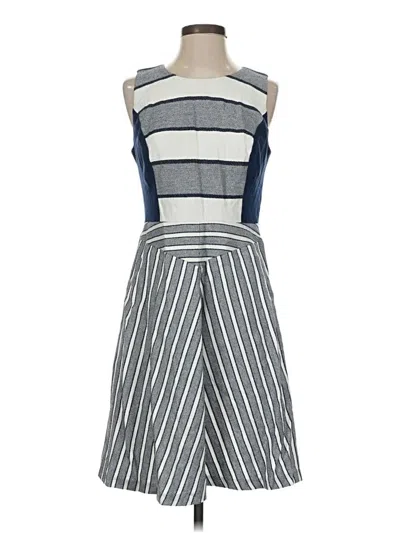 Pre-owned Nydj Casual Dress In Gray