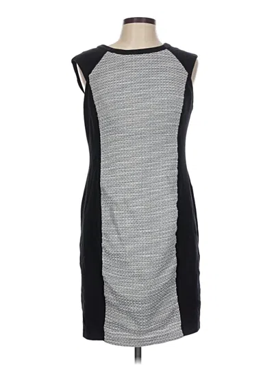 Pre-owned Nydj Casual Dress In Gray