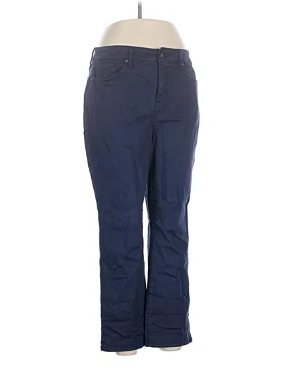 Pre-owned Nydj Casual Pants In Blue