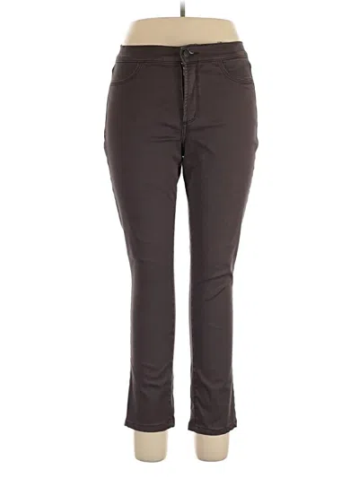 Pre-owned Nydj Casual Pants In Brown