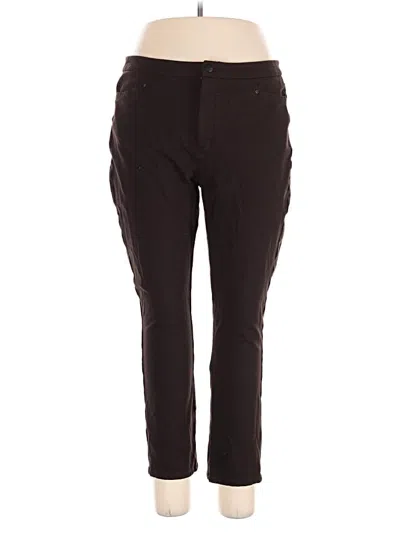 Pre-owned Nydj Casual Pants In Brown