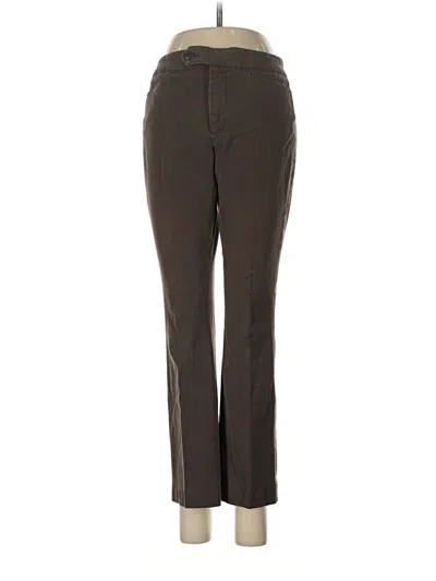 Pre-owned Nydj Casual Pants In Brown