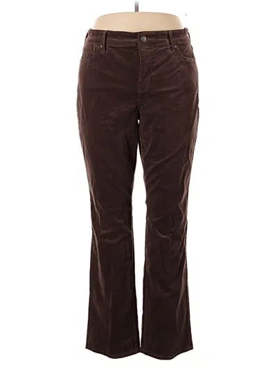 Pre-owned Nydj Casual Pants In Brown