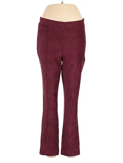 Pre-owned Nydj Casual Pants In Burgundy