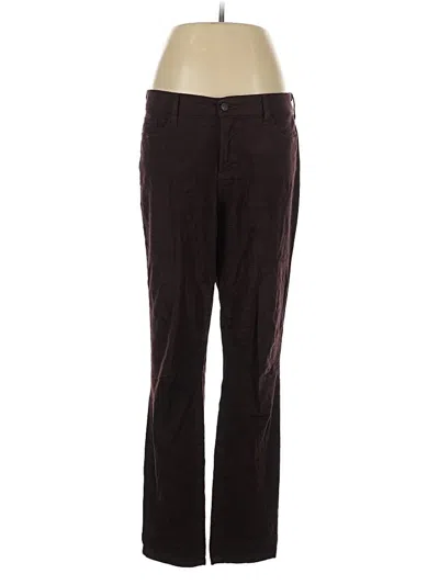 Pre-owned Nydj Casual Pants In Burgundy