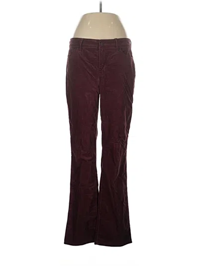 Pre-owned Nydj Casual Pants In Burgundy