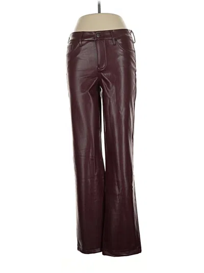 Pre-owned Nydj Casual Pants In Burgundy
