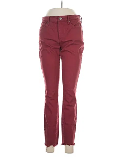 Pre-owned Nydj Casual Pants In Burgundy