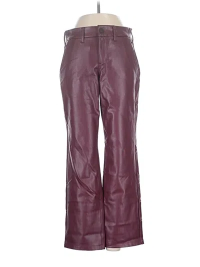 Pre-owned Nydj Casual Pants In Burgundy