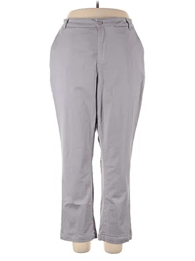 Pre-owned Nydj Casual Pants In Gray