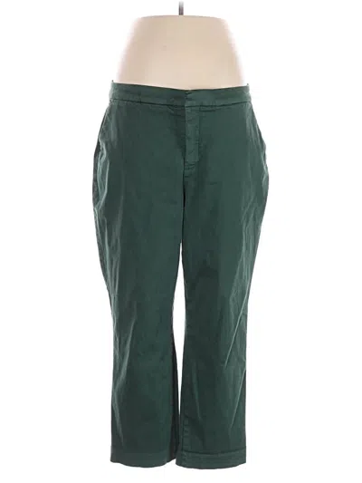 Pre-owned Nydj Casual Pants In Green