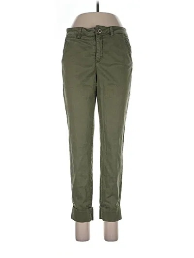 Pre-owned Nydj Casual Pants In Green