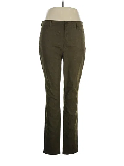 Pre-owned Nydj Casual Pants In Green