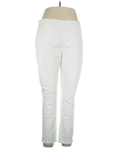 Pre-owned Nydj Casual Pants In Ivory