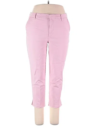 Pre-owned Nydj Casual Pants In Pink