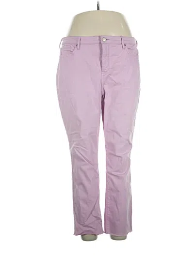 Pre-owned Nydj Casual Pants In Purple