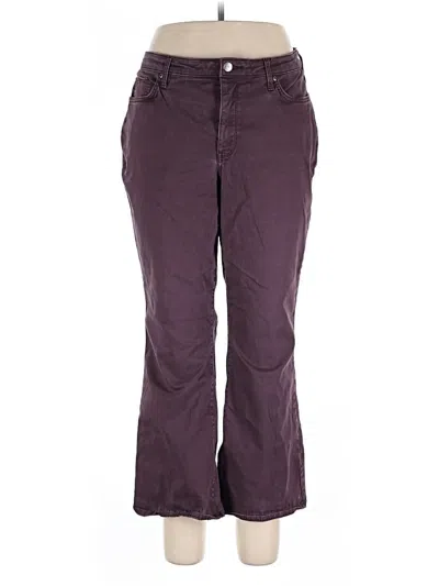 Pre-owned Nydj Casual Pants In Purple