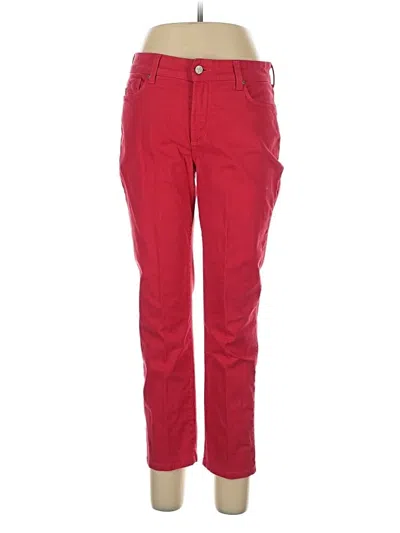 Pre-owned Nydj Casual Pants In Red