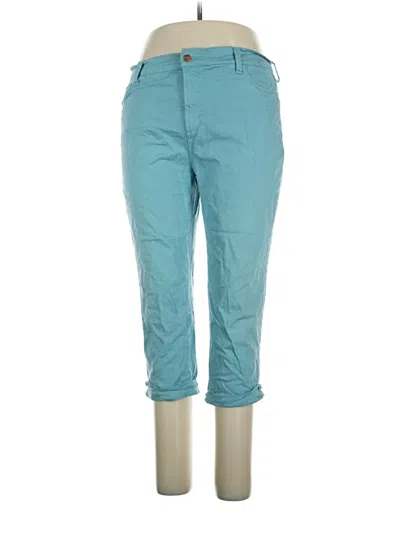 Pre-owned Nydj Casual Pants In Teal