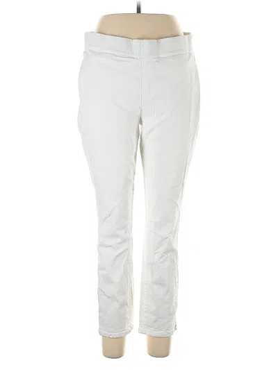 Pre-owned Nydj Casual Pants In White