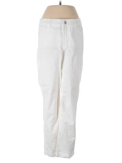 Pre-owned Nydj Casual Pants In White