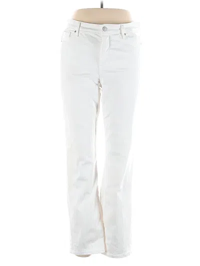 Pre-owned Nydj Casual Pants In White
