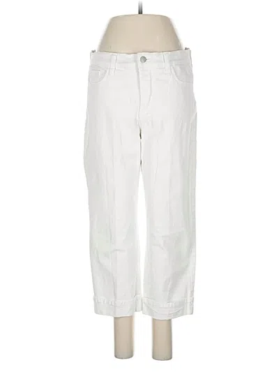 Pre-owned Nydj Casual Pants In White