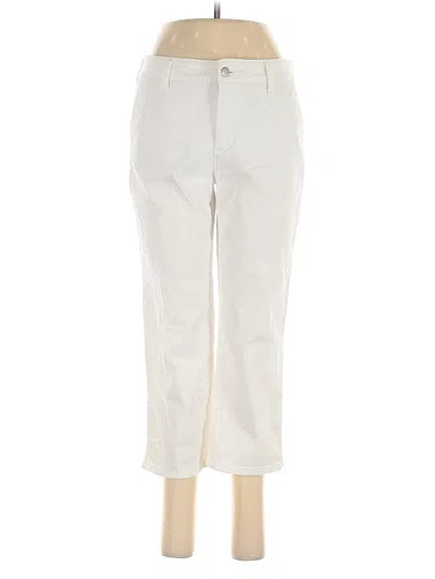 Pre-owned Nydj Casual Pants In White