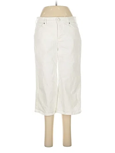 Pre-owned Nydj Casual Pants In White
