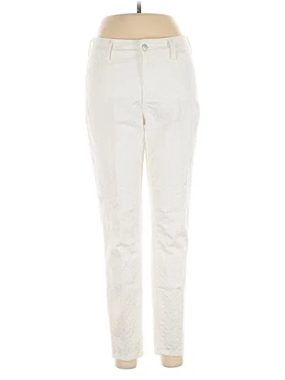 Pre-owned Nydj Casual Pants In White