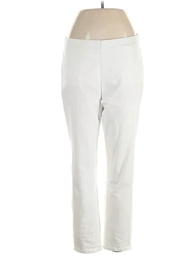 Pre-owned Nydj Casual Pants In White