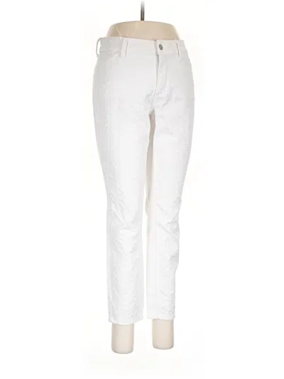Pre-owned Nydj Casual Pants In White