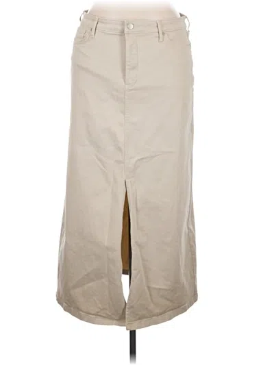 Pre-owned Nydj Casual Skirt In Tan