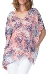 Nydj Printed Chiffon Caftan