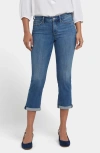 Nydj Chloe Cuff Capri Jeans In Costa Brava