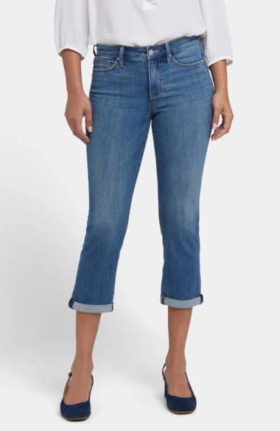 Nydj Chloe Cuff Capri Jeans In Costa Brava