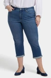 Nydj Chloe Cuff Capri Jeans In Costa Brava