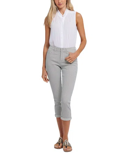 Nydj Chloe Luarca Stripe Crop Jean In Animal Print