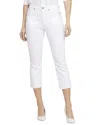 Nydj Womens Slit Denim Cropped Jeans