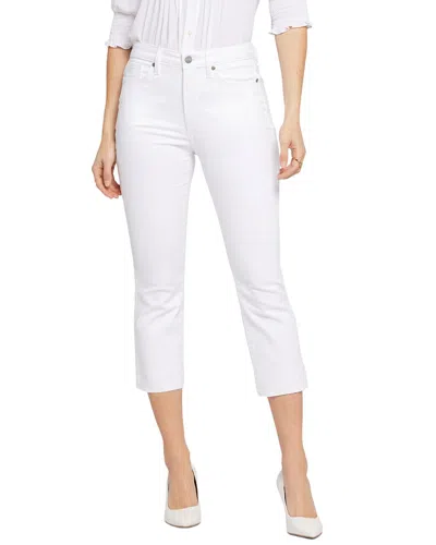 Nydj Chloe Optic White Capri Jean