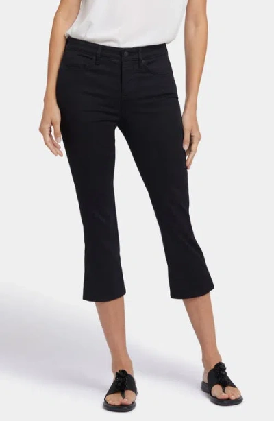 Nydj Chloe Side Slit Crop Jeans In Black