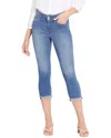 Nydj Joni High Waist Relaxed Capri Jeans In Blue