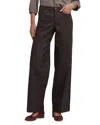 Nydj Coated Teresa Wide Leg Jeans In Burgundy